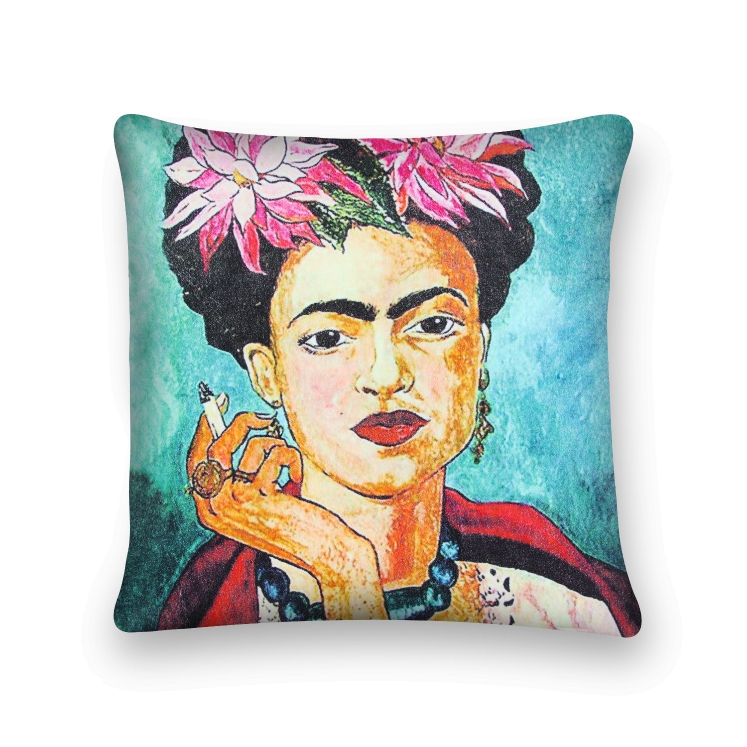 Brilliant Frida Velvet Cushion Cover - 100% Cotton