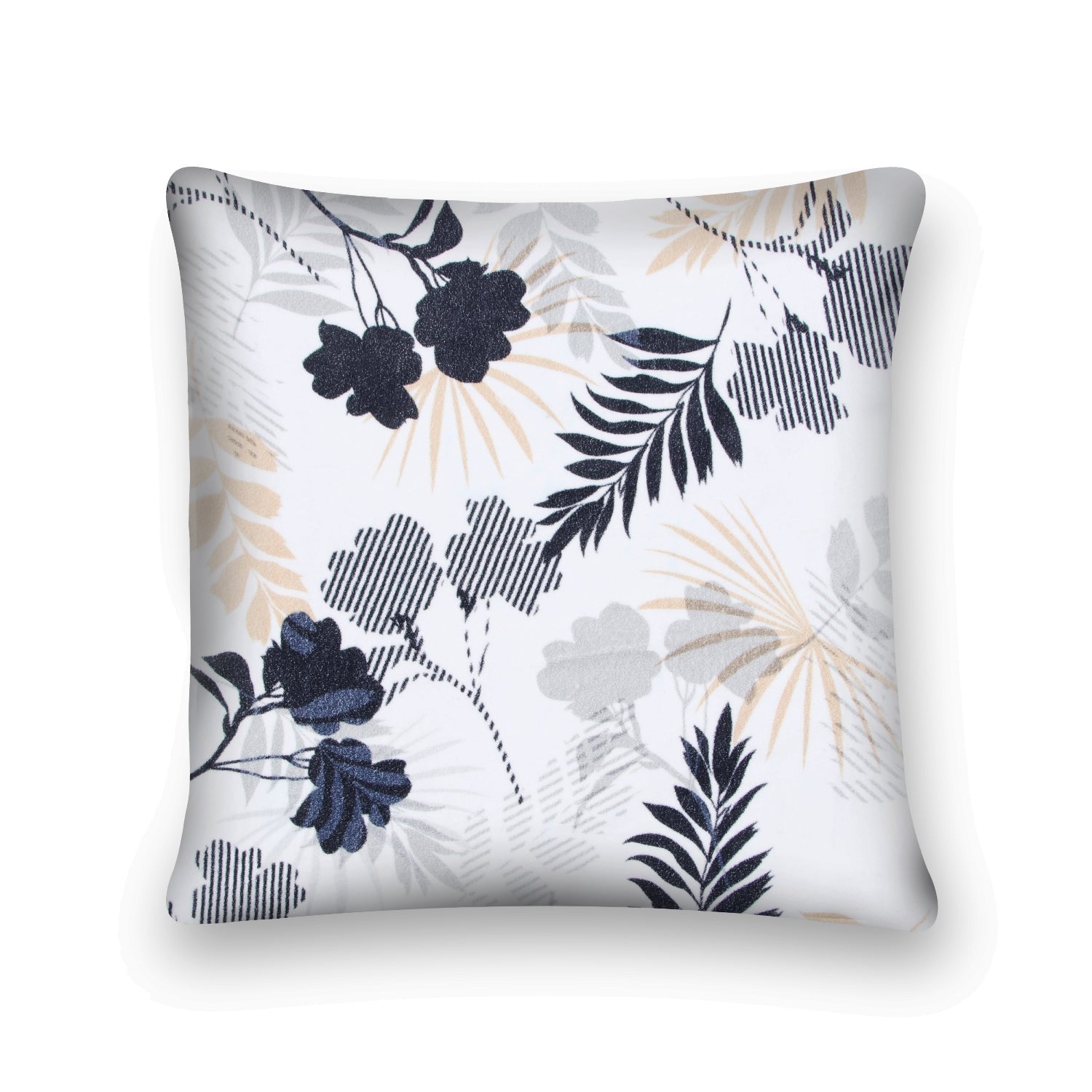 Verdant Vistas Velvet Cushion – Boho Chic