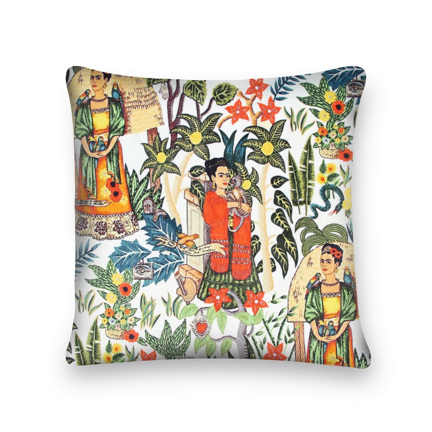 Woodland Wonder Velvet Cushion – Cosy Decor