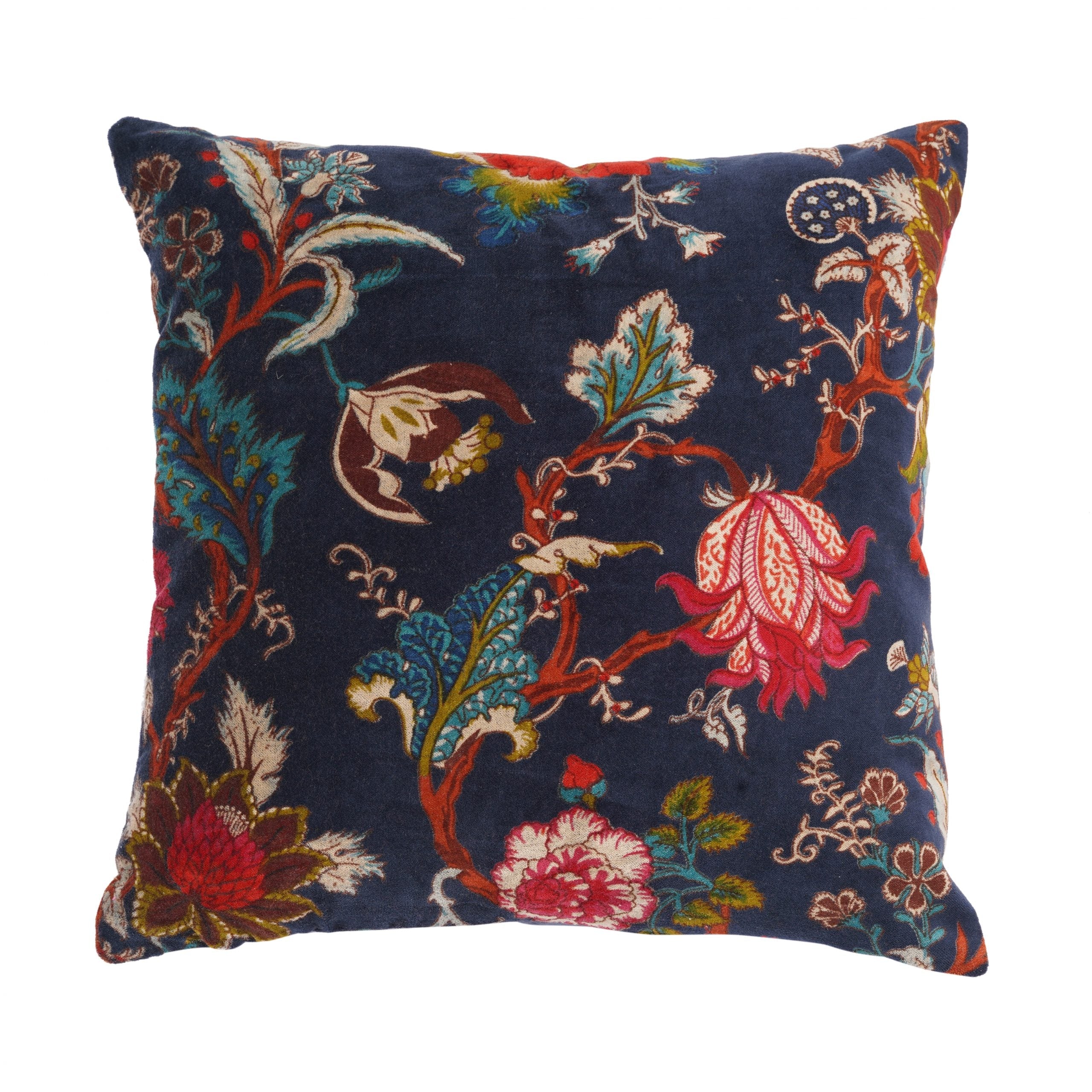 'Secret Garden' Velvet Cushion Cover - Artistic Design