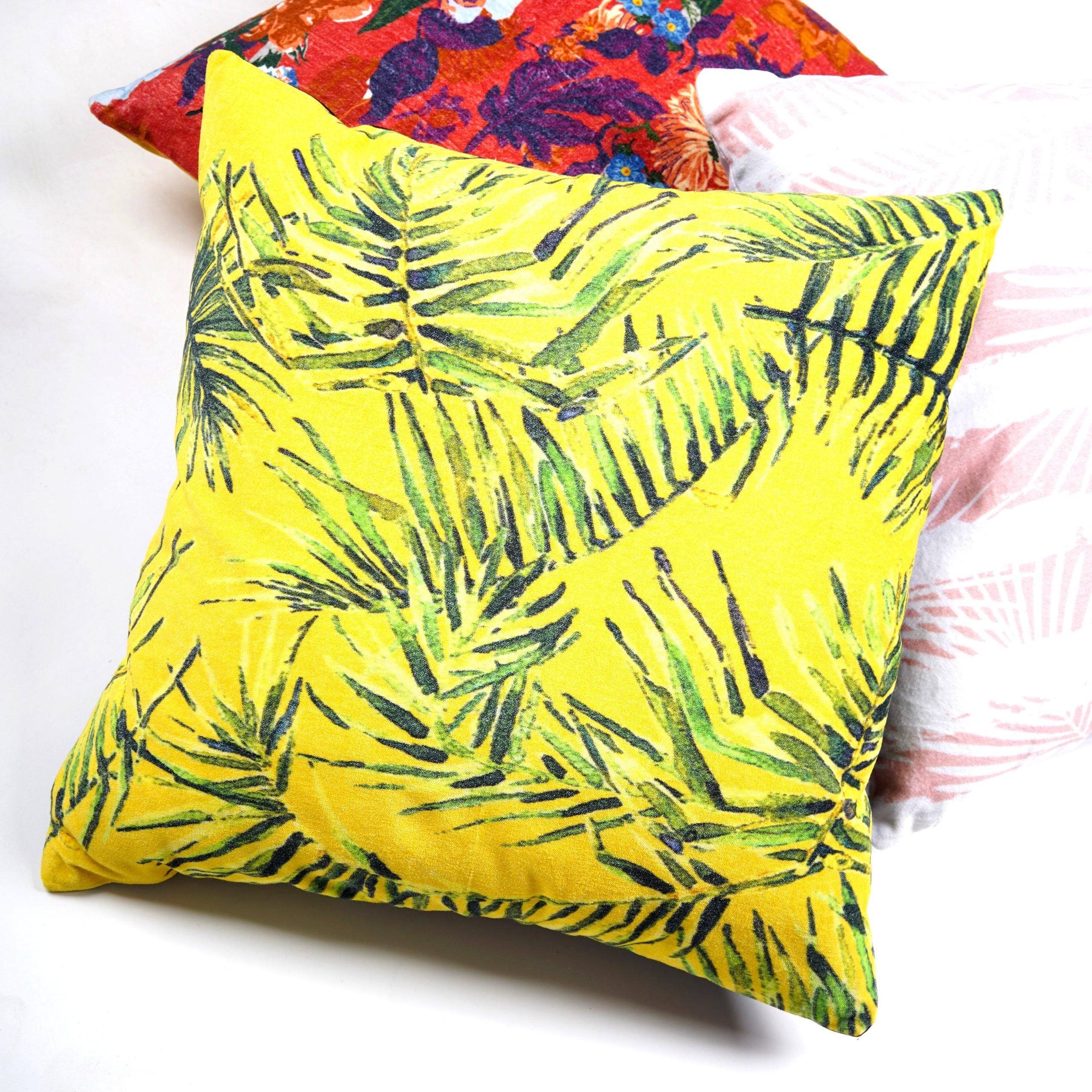 Lush Dreamscape - Cotton Velvet Cushion Cover