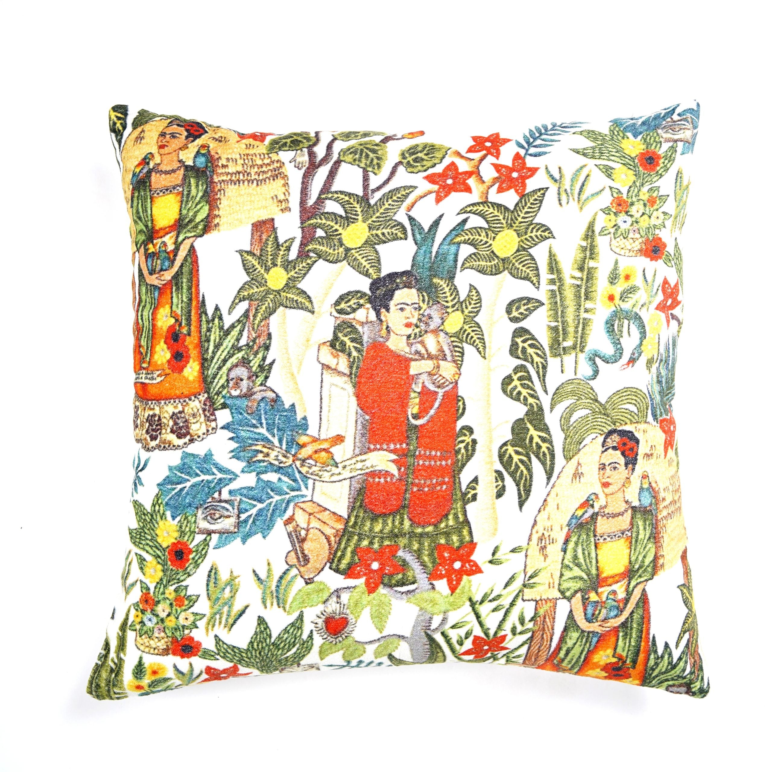 Frida’s Heritage - Cotton Velvet Cushion Cover