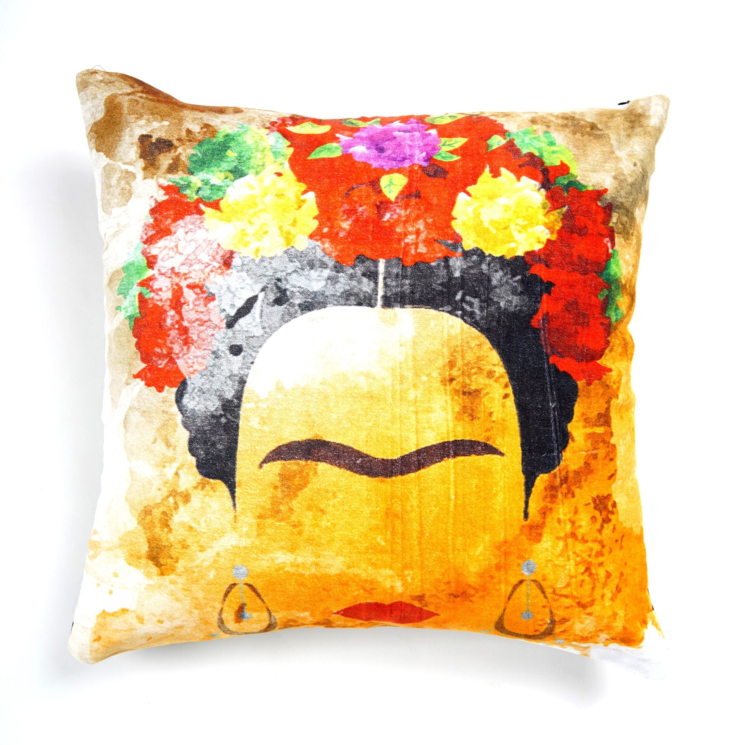 Artistic Bohemia - Cotton Velvet Cushion Cover