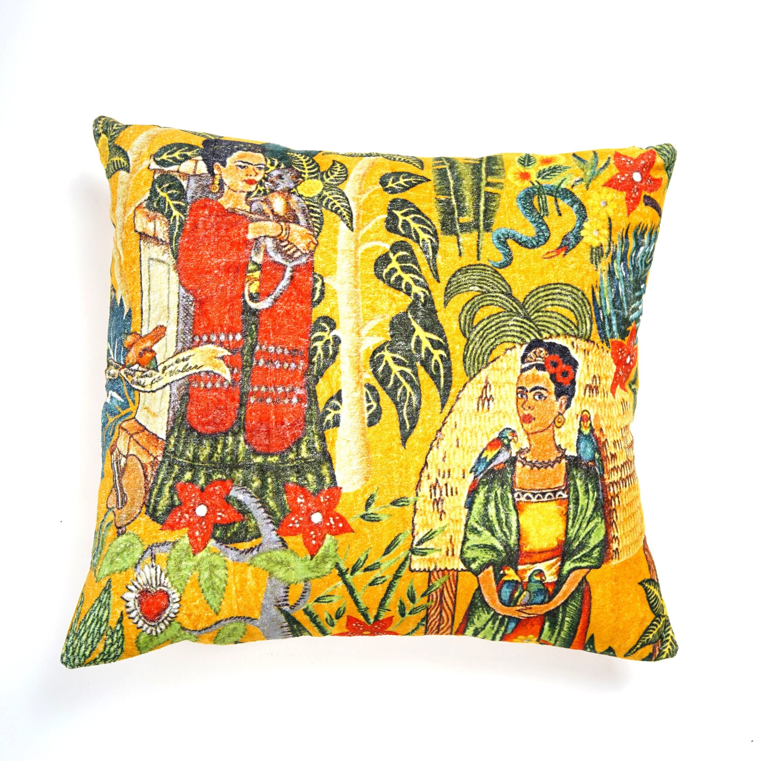 Eclectic Enchantment - Cotton Velvet Cushion Cover