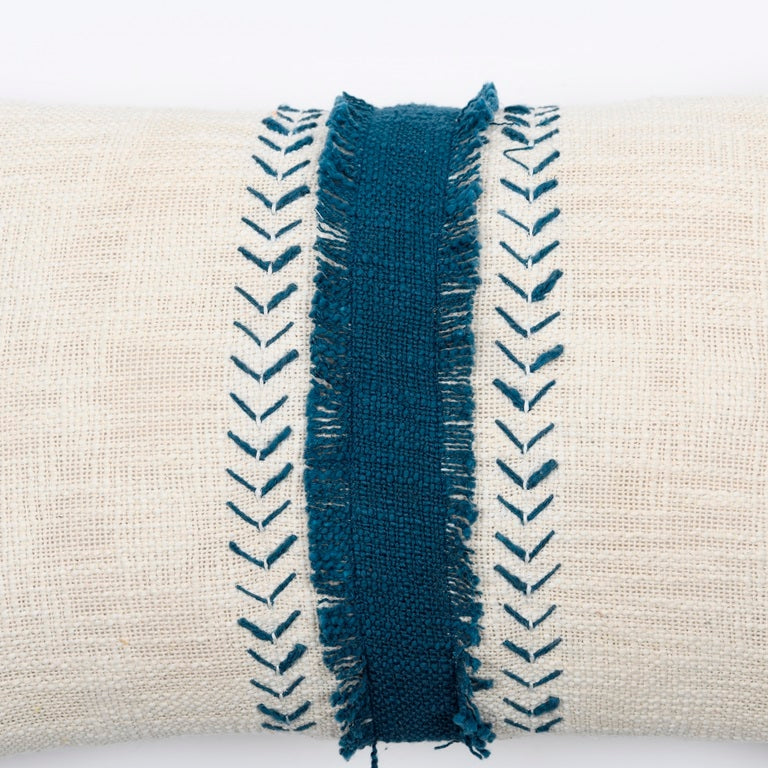 Blue Bazaar Boho Moroccan Tassels Cushion Cover