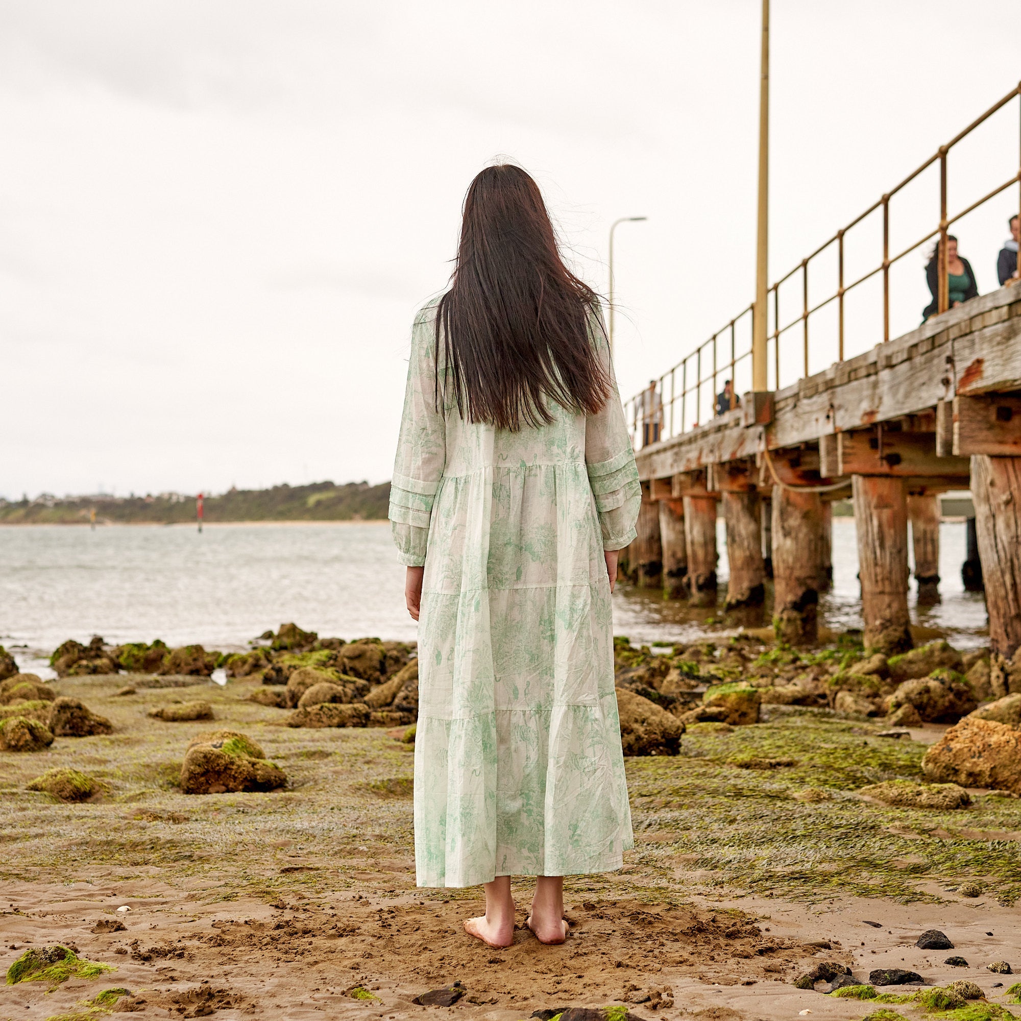 Mint Green Bliss Cotton Dress | Fresh Look