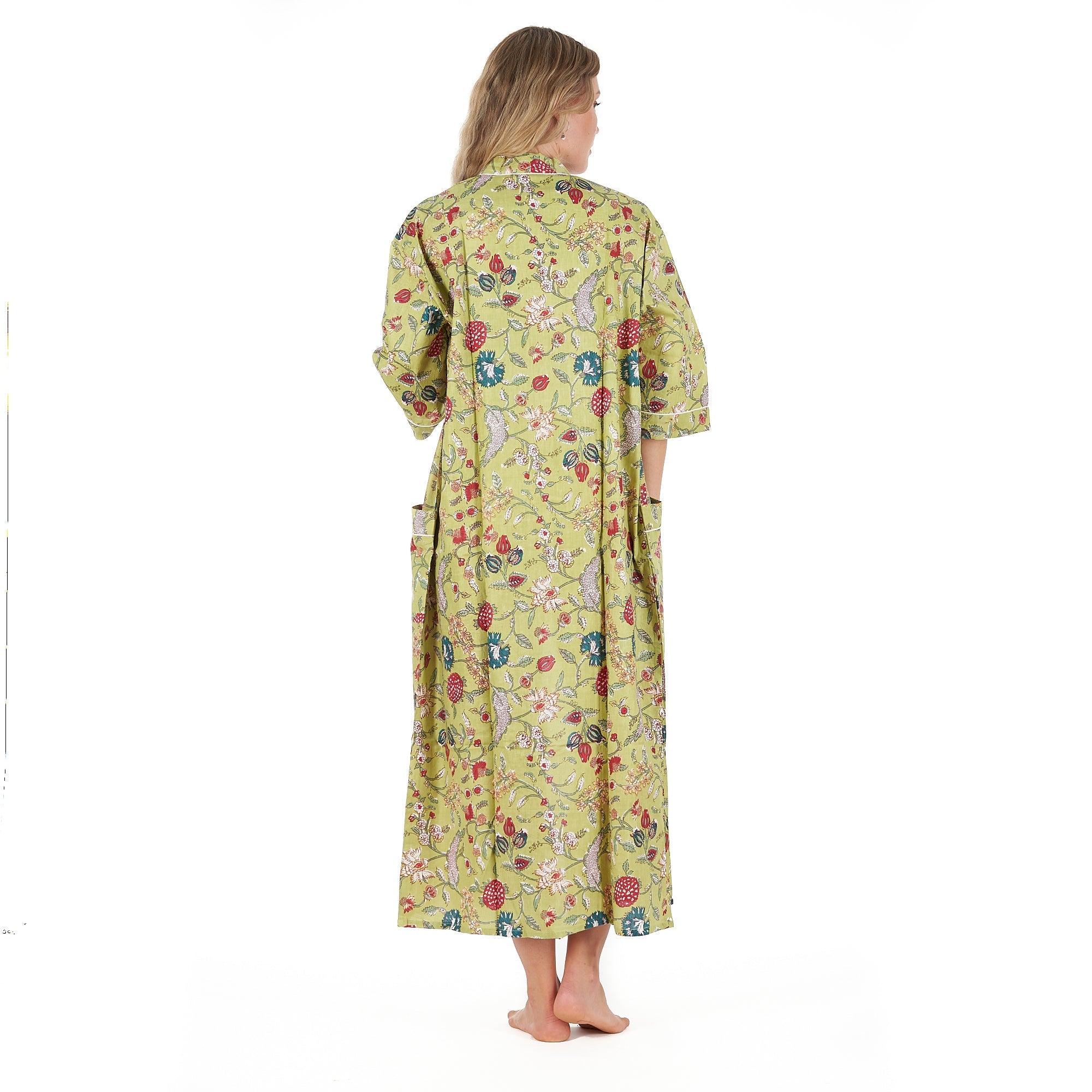 Spring Bliss Cotton Kimono Robe