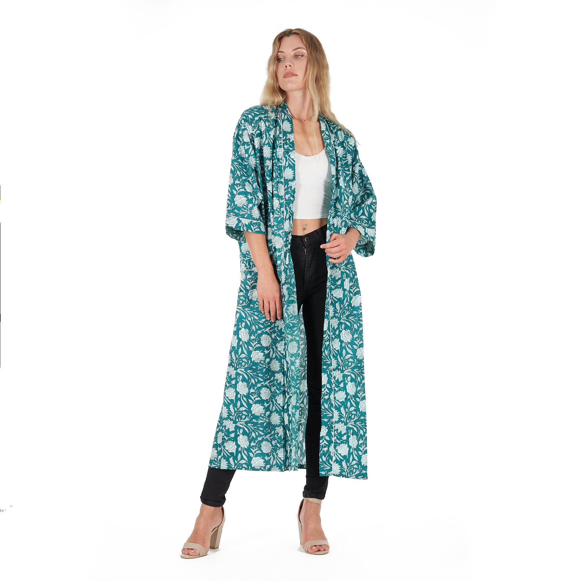 Mellow Moments Cotton Kimono Robe