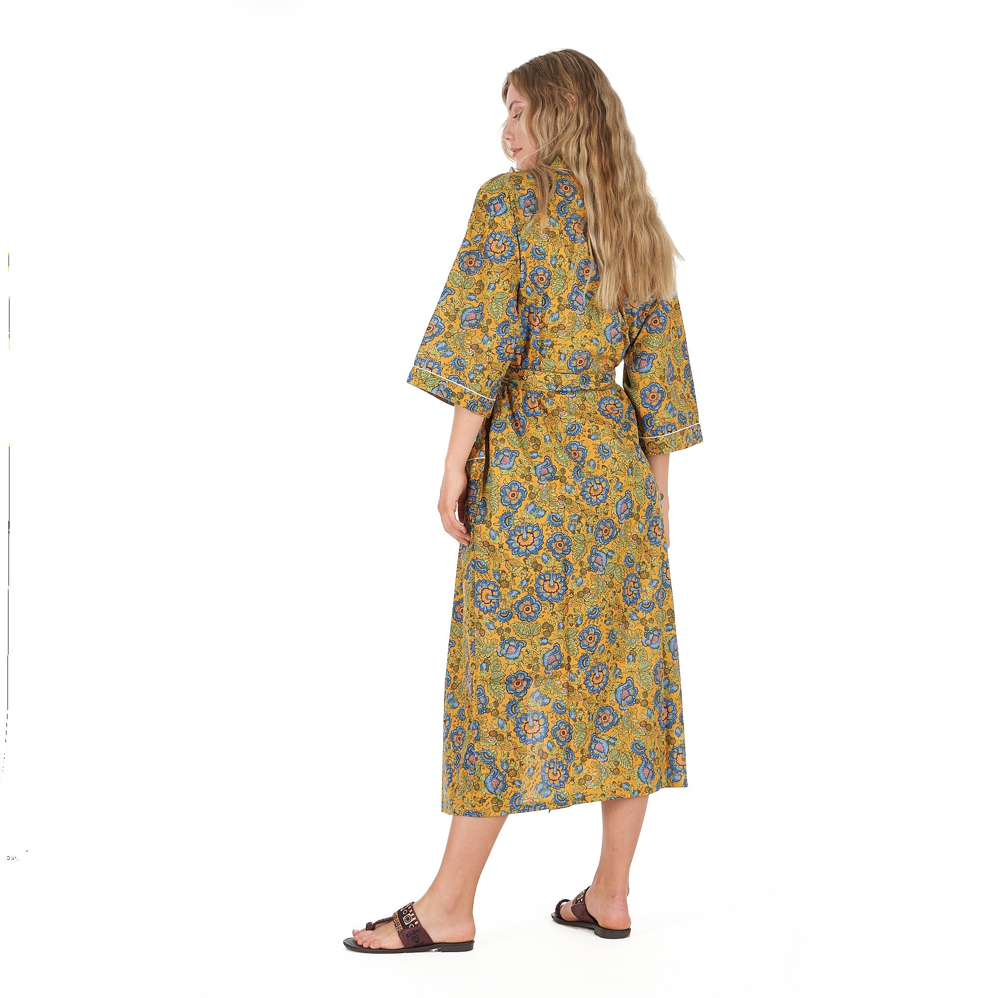 Gardenia Goddess Kimono Robe