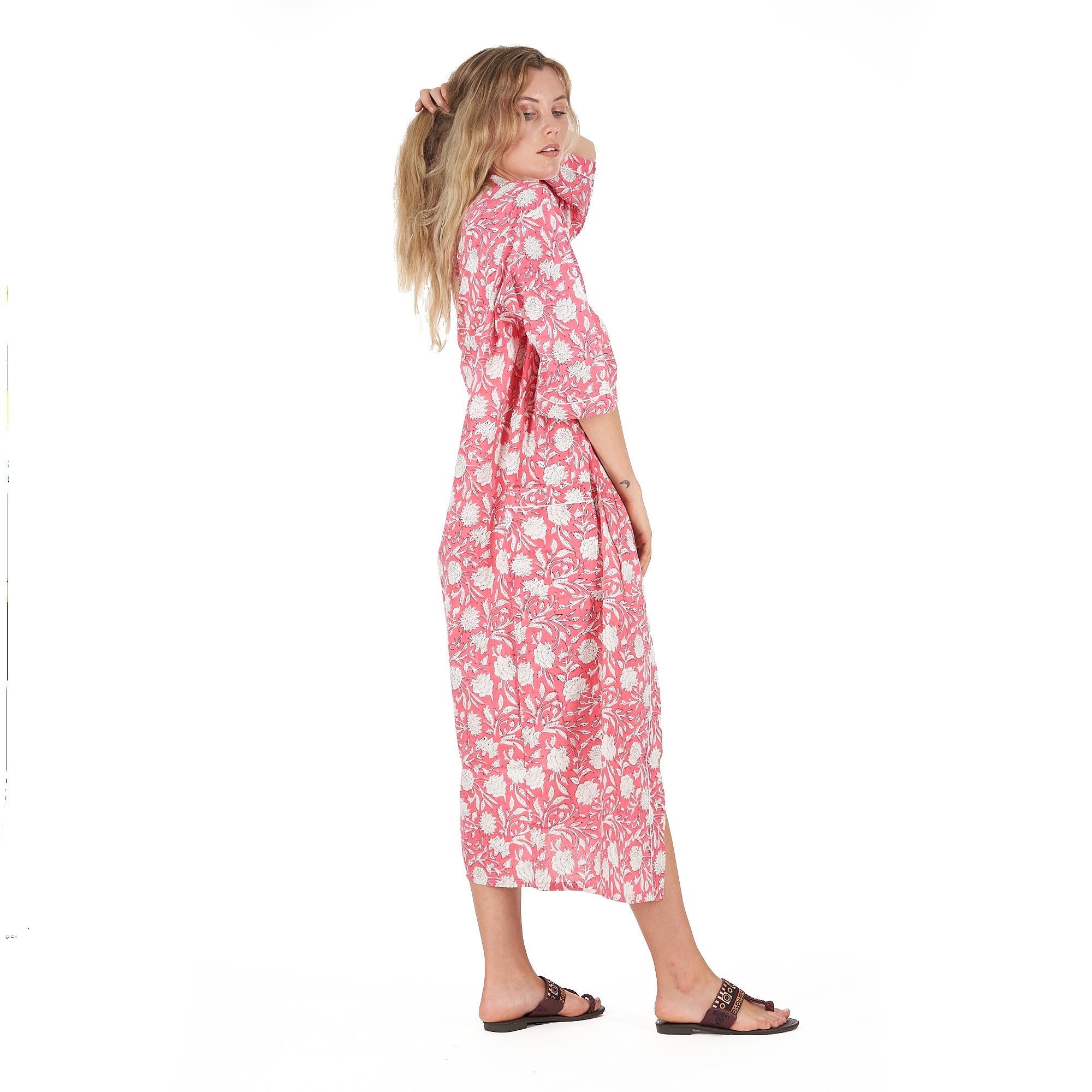 White Blossom Bliss Kimono Robe