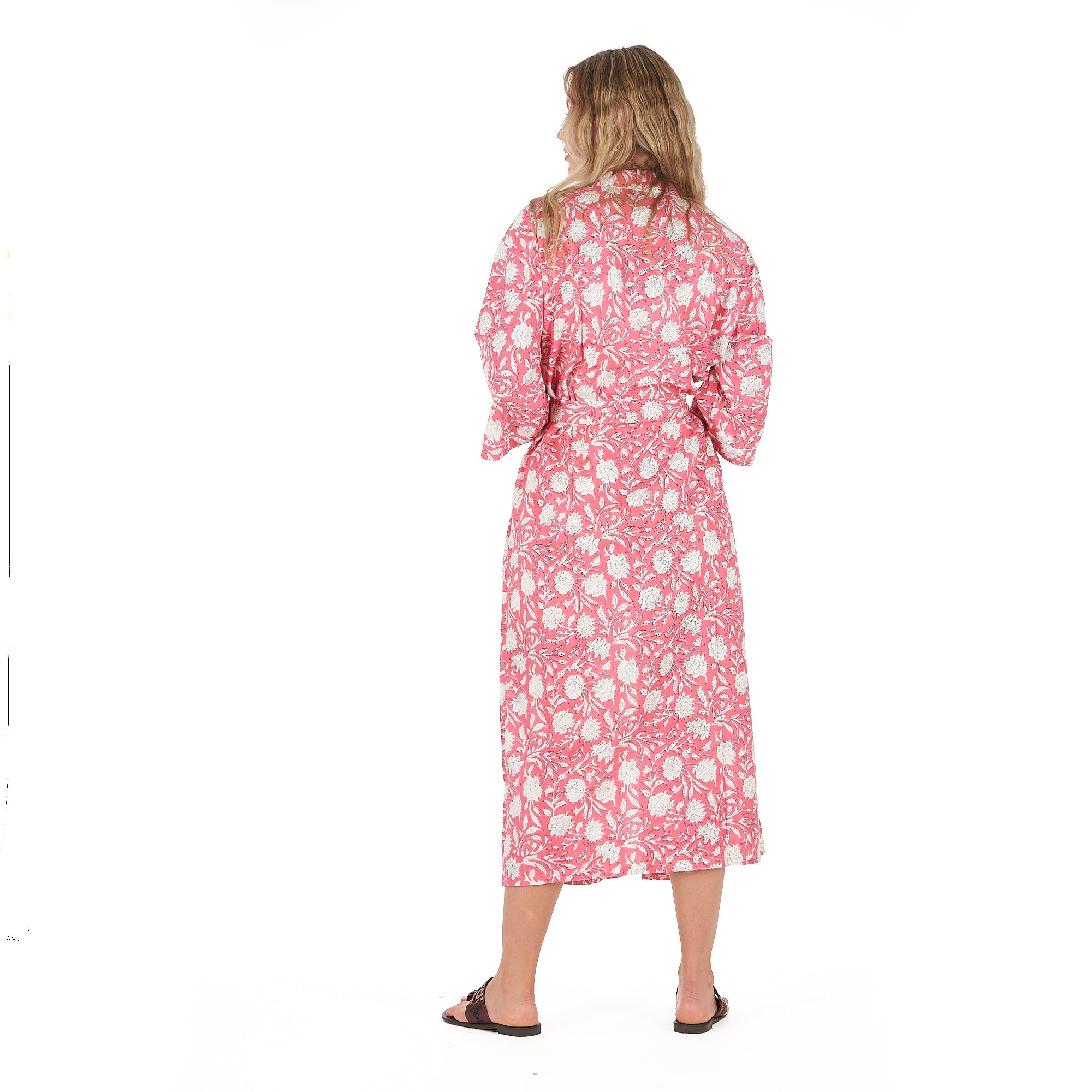 White Blossom Bliss Kimono Robe