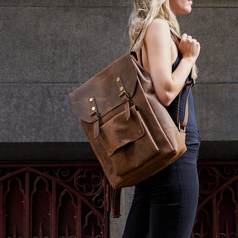 Chandler's Adventure Leather Bag for Laptops