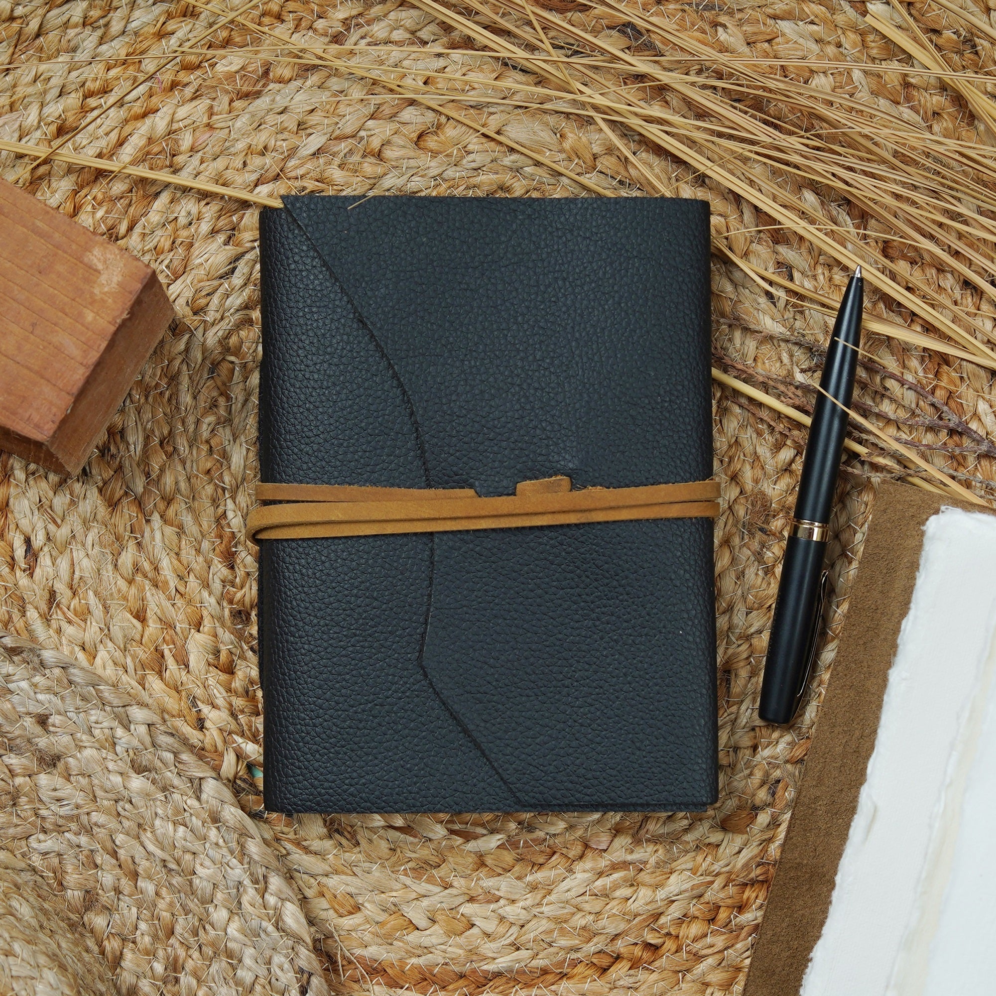 Black Resistance Leather Journal