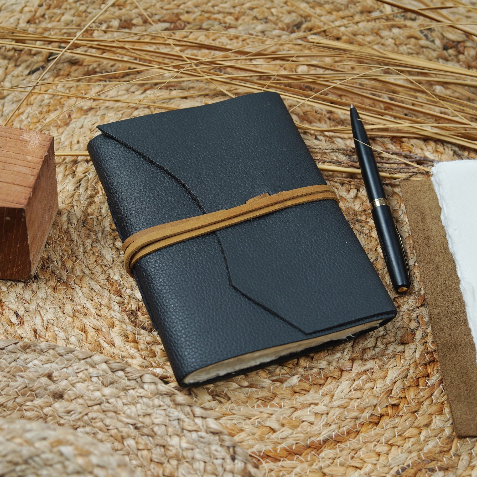 Black Resistance Leather Journal