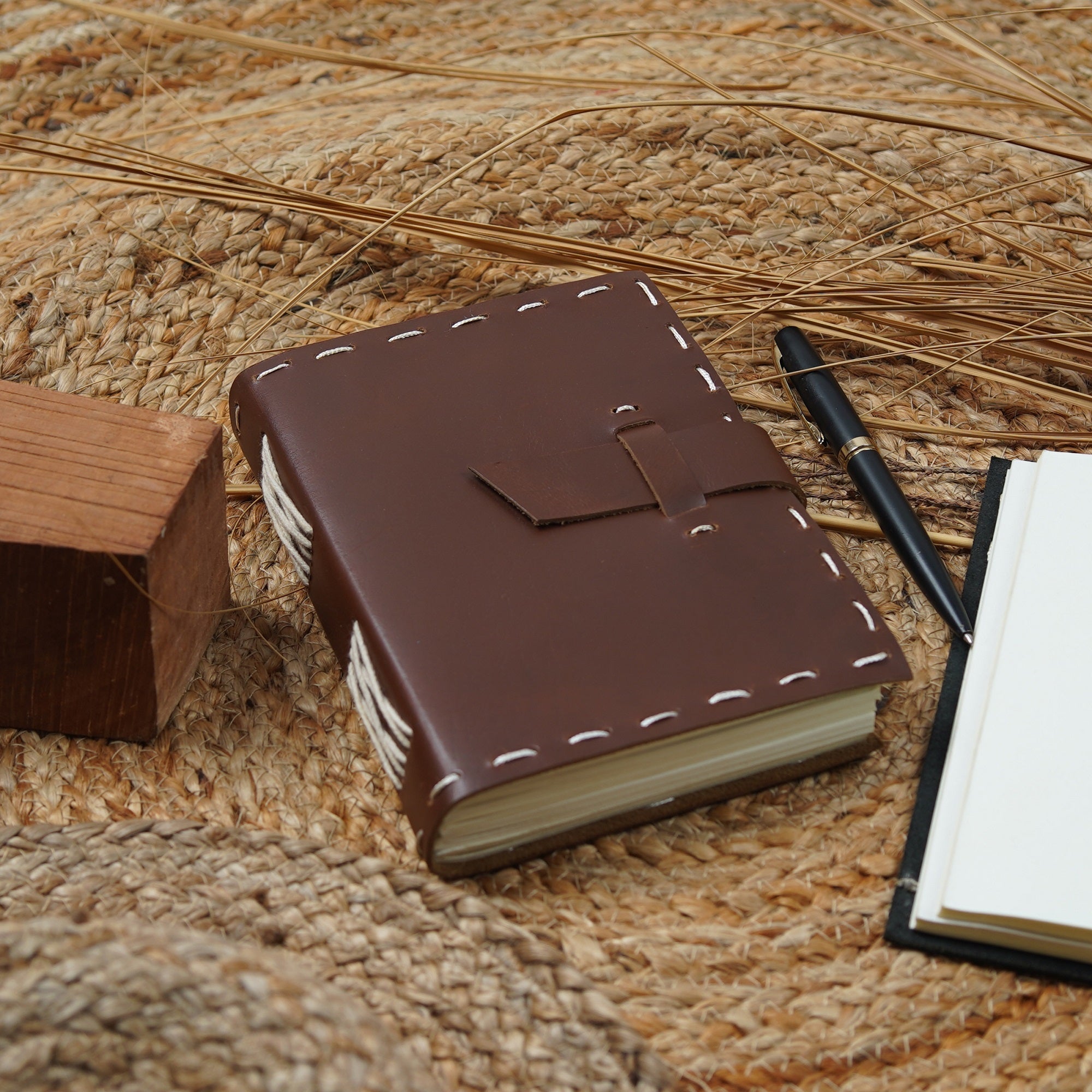 Wanderlust Brown Vintage Leather Journal