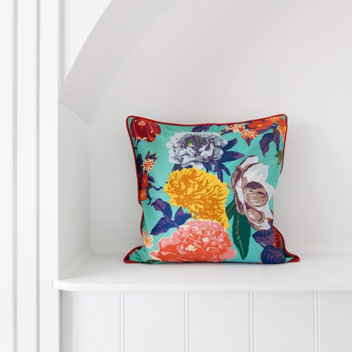 Frida Cushion Cover - Anthro Green | Boho Style