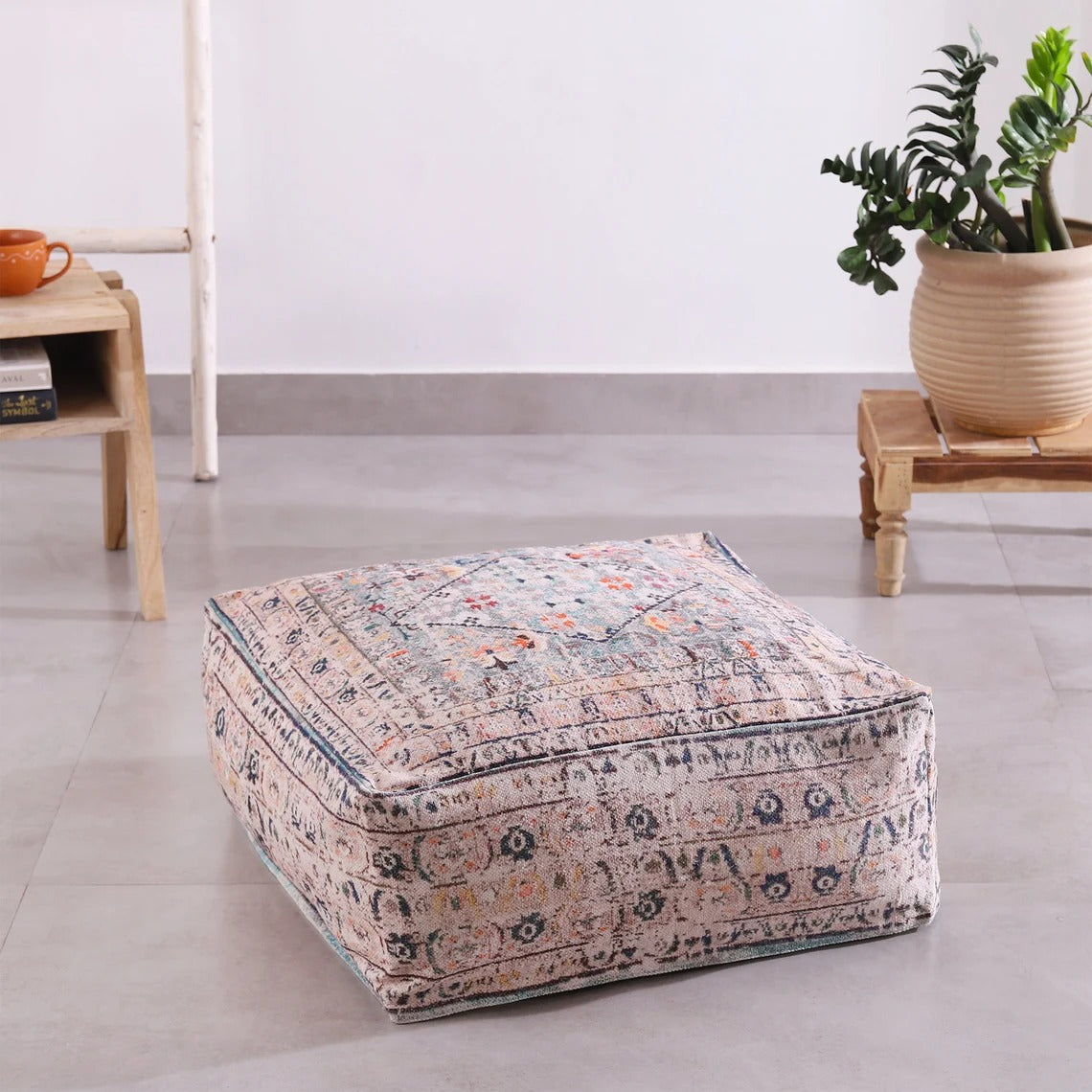 Ottoman Pouf - Mosaic Moroccan | Footstool