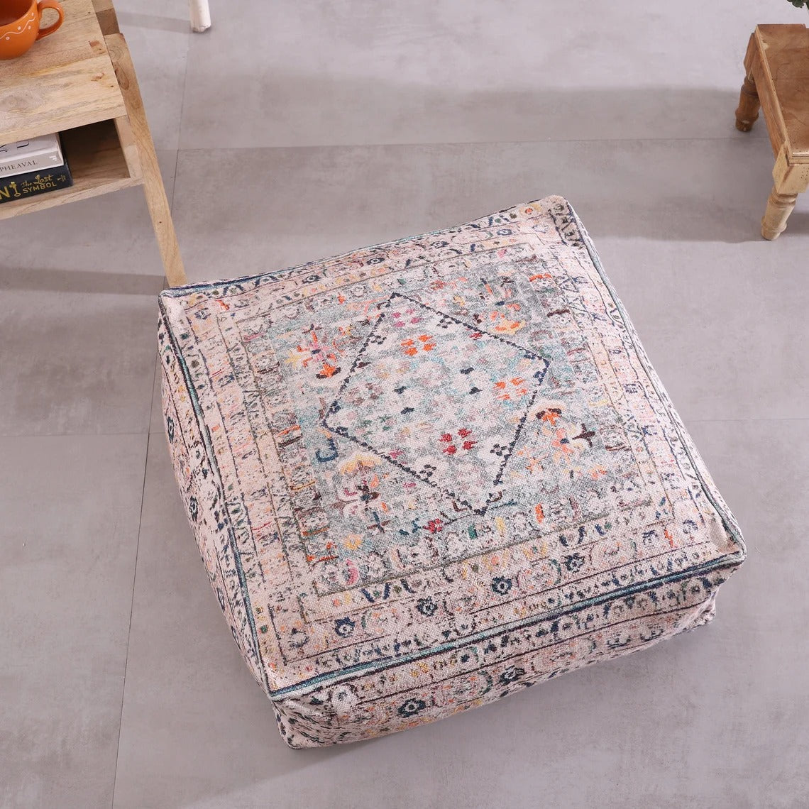 Ottoman Pouf - Mosaic Moroccan | Footstool