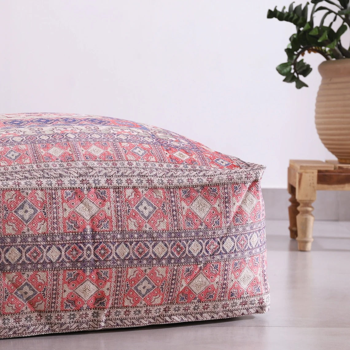 Ottoman Pouf - Breezy Moroccan Style | Boho Decor