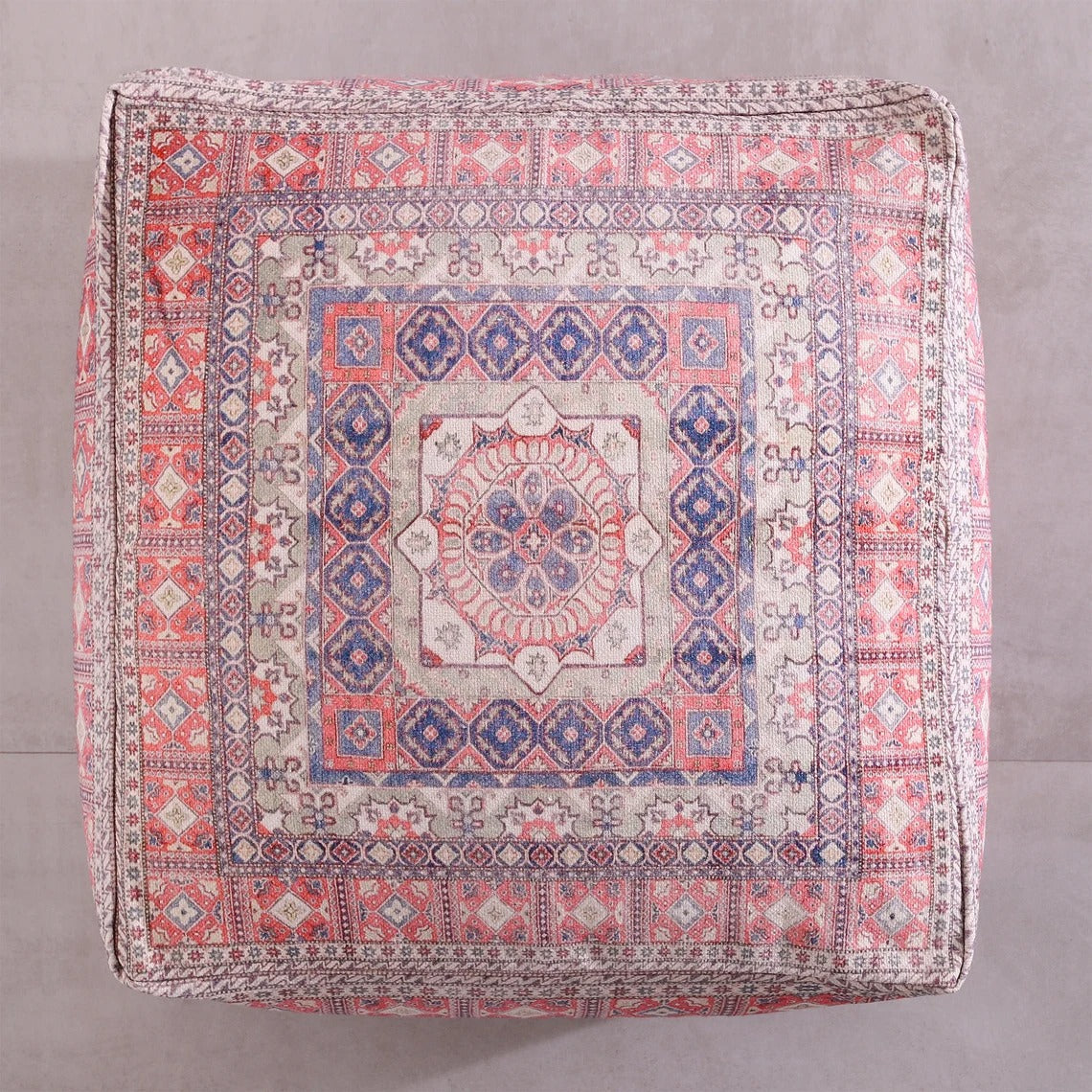 Ottoman Pouf - Breezy Moroccan Style | Boho Decor