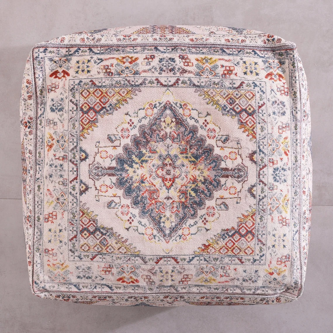 Ottoman Pouf - Bosphorus Breeze | Moroccan Style