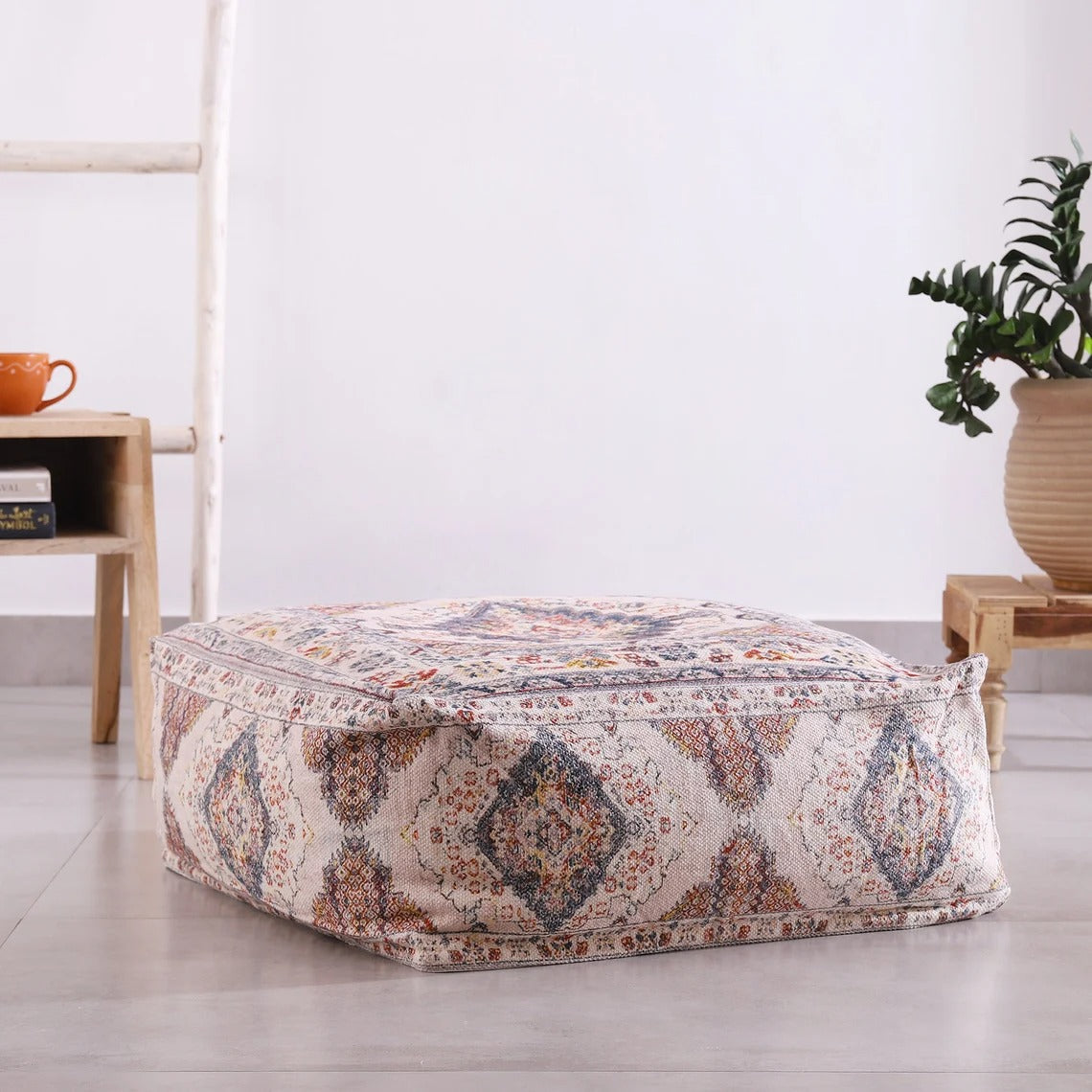 Ottoman Pouf - Bosphorus Breeze | Moroccan Style