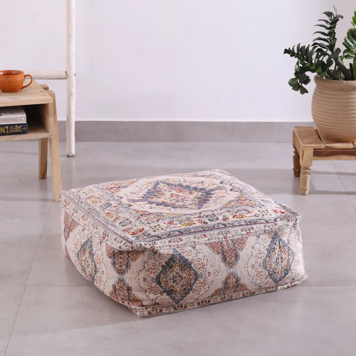 Ottoman Pouf - Bosphorus Breeze | Moroccan Style