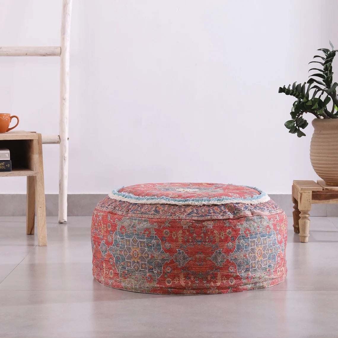 Ottoman Pouf - Istanbul Reds | Moroccan Inspired