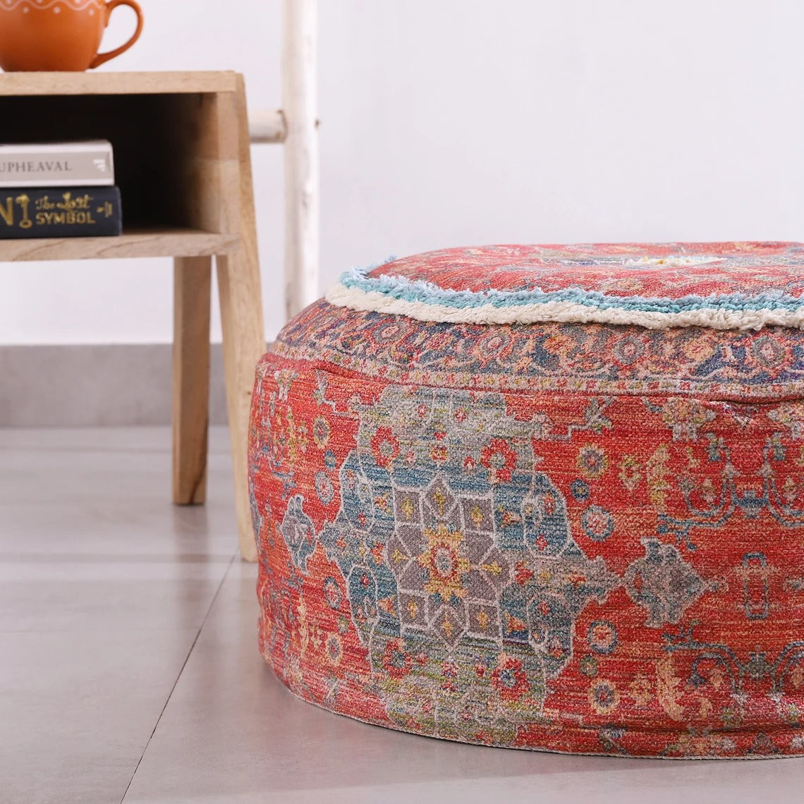 Ottoman Pouf - Istanbul Reds | Moroccan Inspired