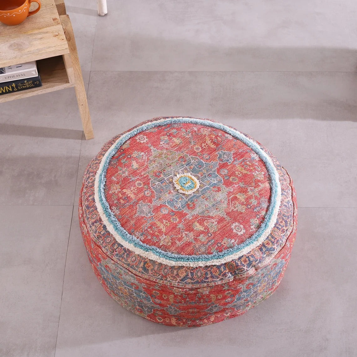 Ottoman Pouf - Istanbul Reds | Moroccan Inspired