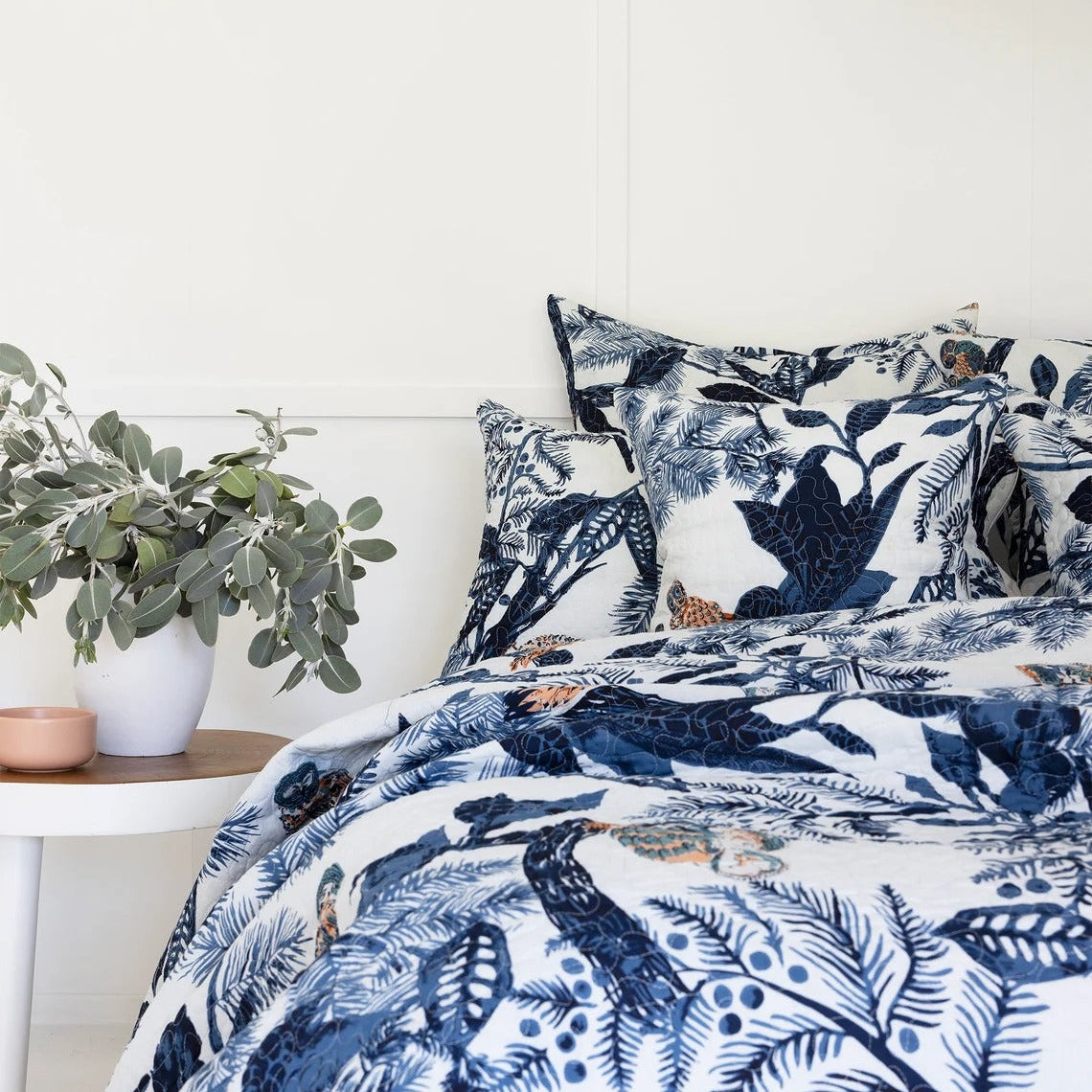 Quilt Duvet - Azure Owl | Cotton Comforter