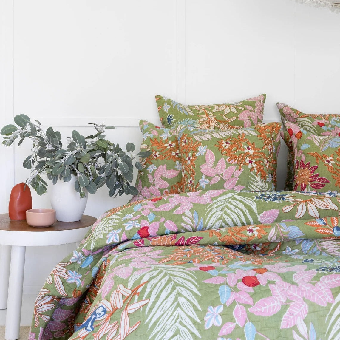 Quilt Duvet - Green Anthro | Boho Bedding