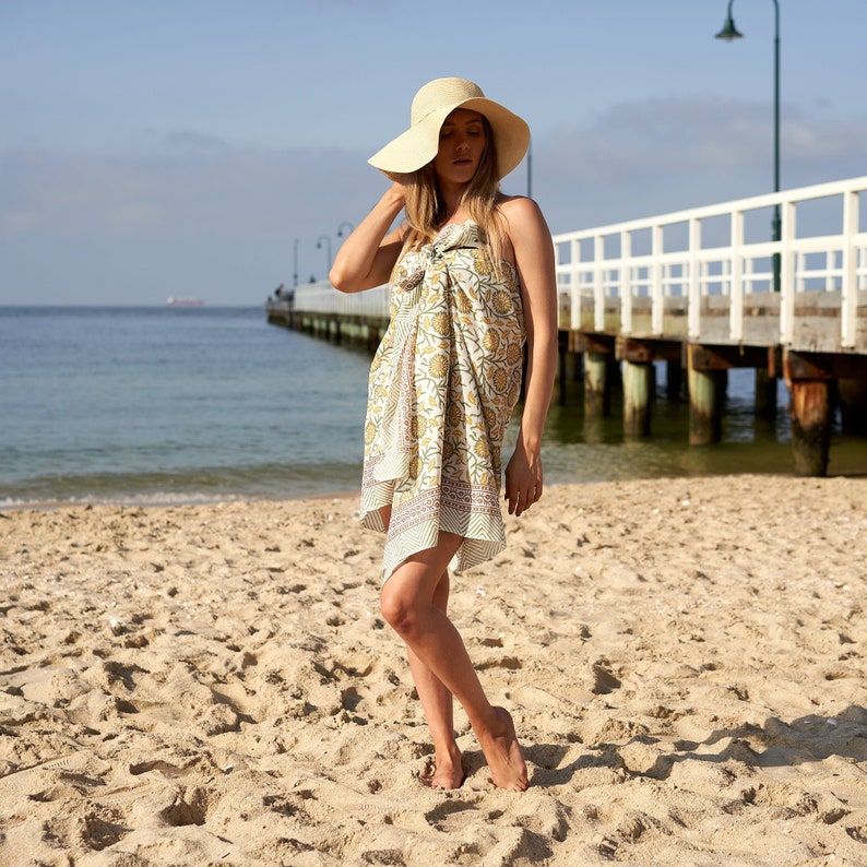 Summer Vacay' 100% Cotton Sarong | Holiday Style