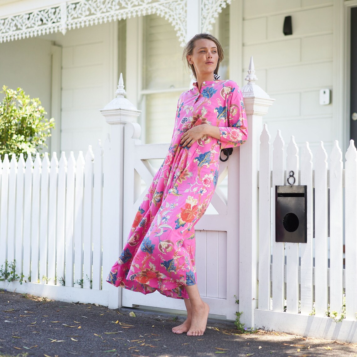 Beachside Beauty' 100% Cotton Maxi Dress | Summer Style