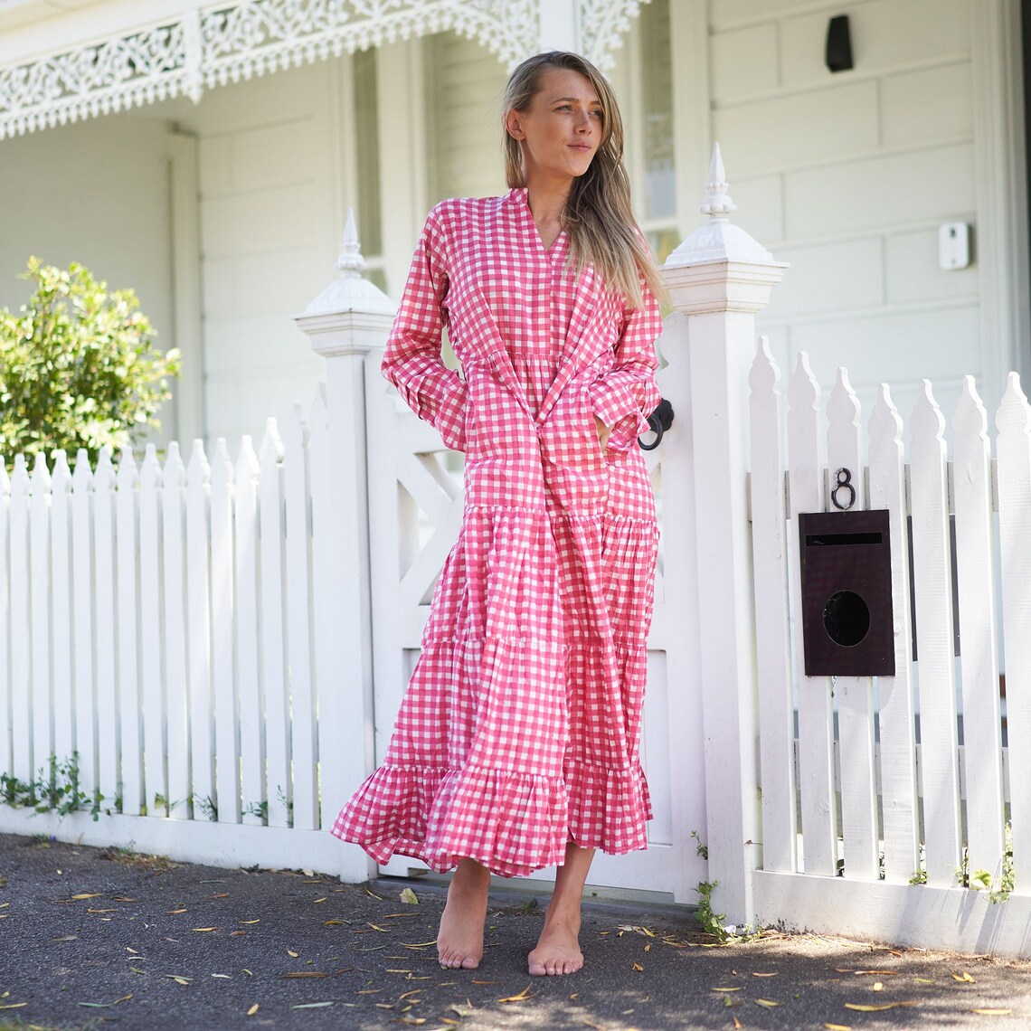 Vacation Vibes' 100% Cotton Maxi Dress | Summer Holiday Style