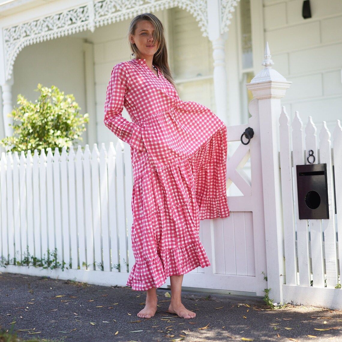 Vacation Vibes' 100% Cotton Maxi Dress | Summer Holiday Style