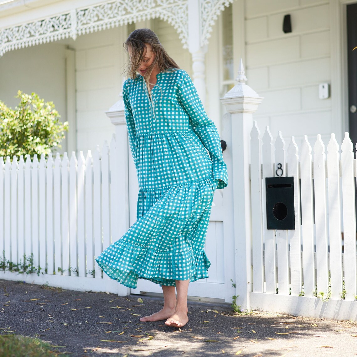 Coastal Comfort' 100% Cotton Maxi Dress | Beach Vibes