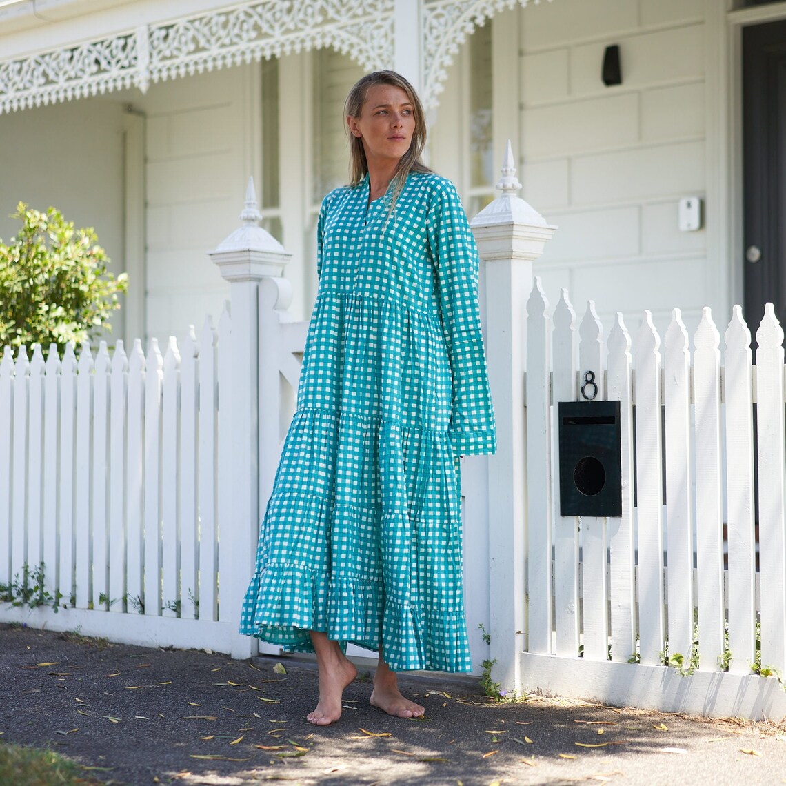 Coastal Comfort' 100% Cotton Maxi Dress | Beach Vibes