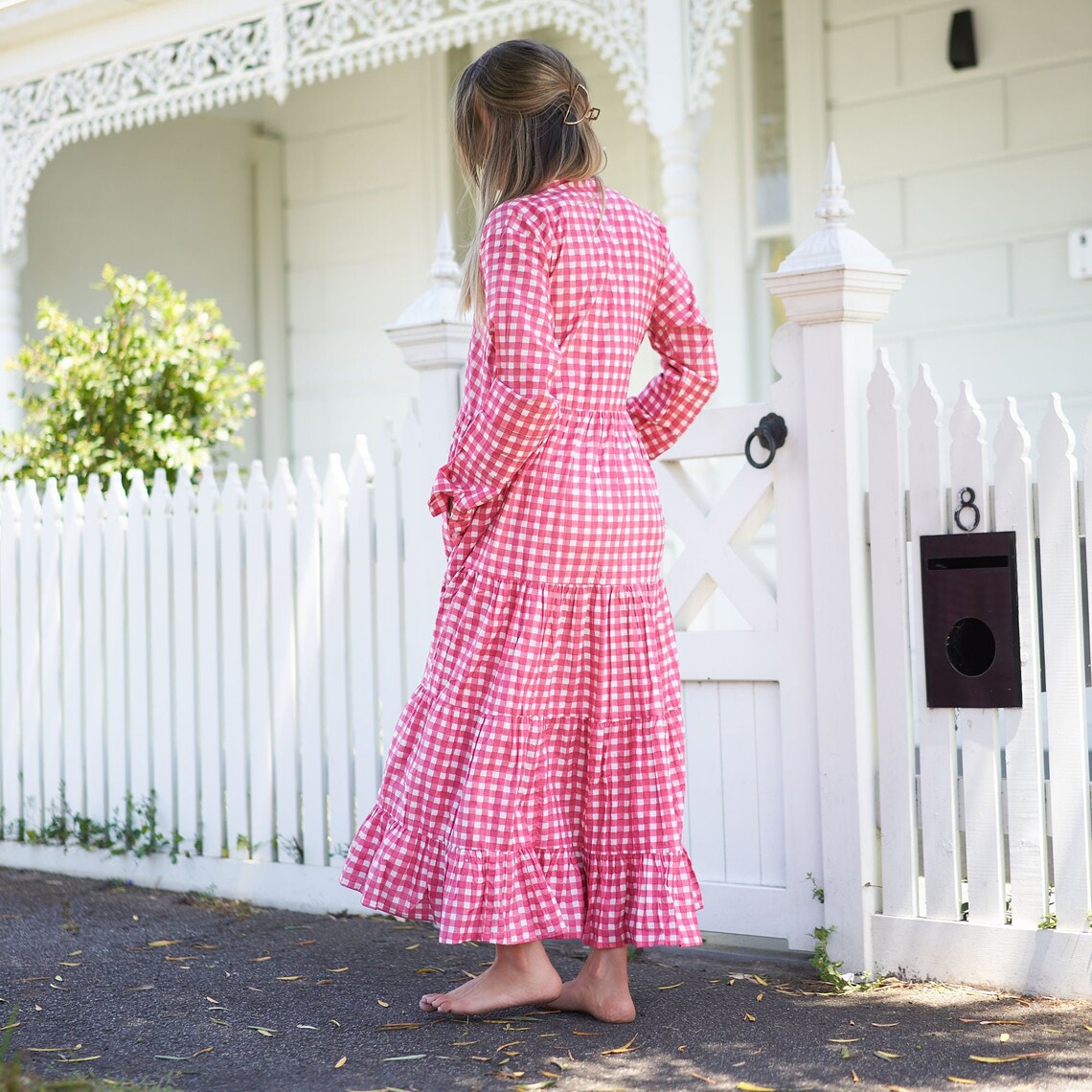 Vacation Vibes' 100% Cotton Maxi Dress | Summer Holiday Style