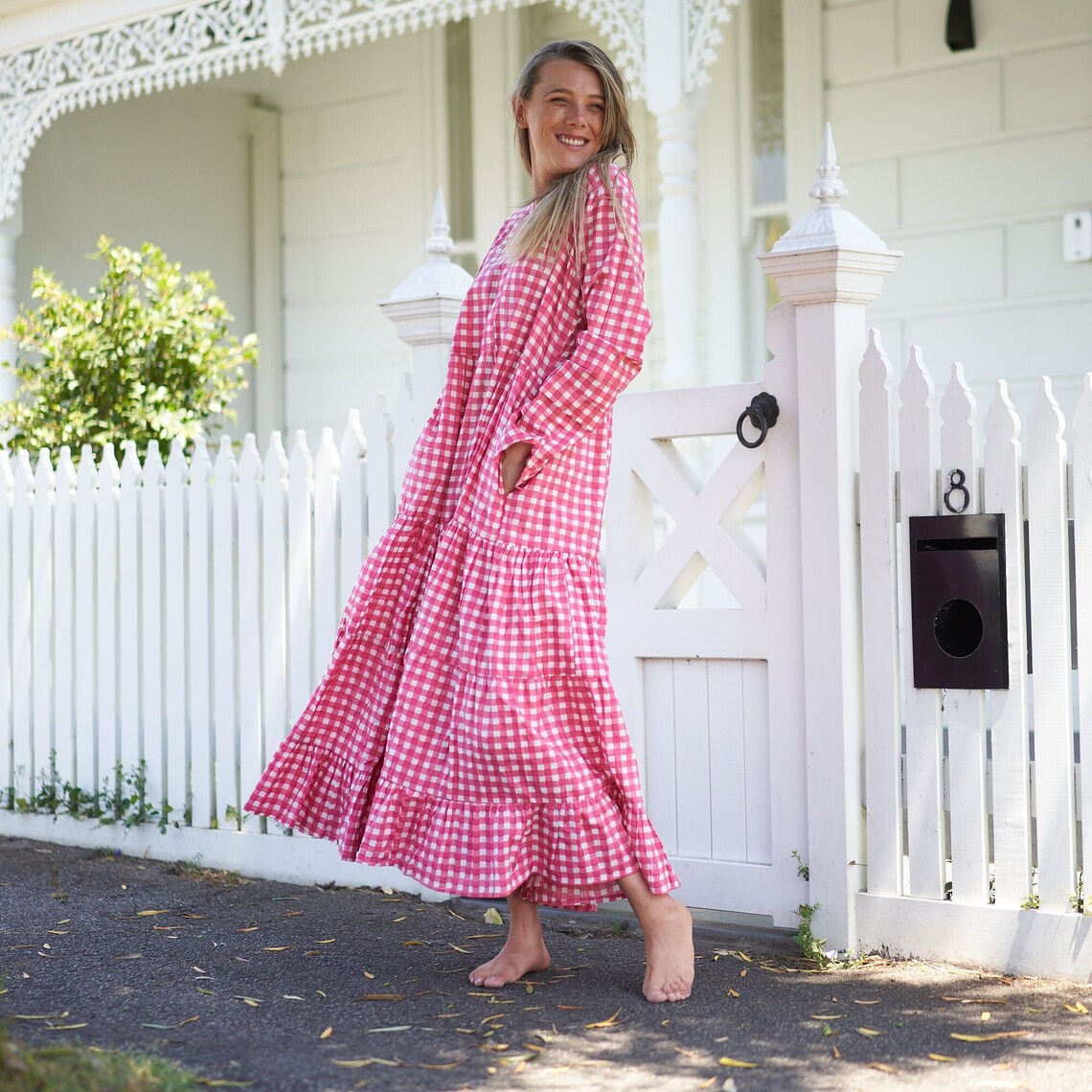 Vacation Vibes' 100% Cotton Maxi Dress | Summer Holiday Style