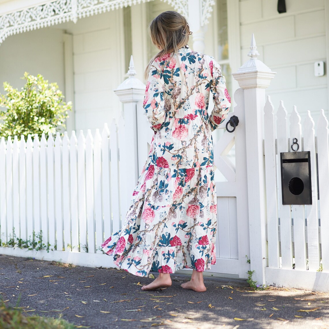 Beach Resort Bliss' 100% Cotton Maxi Dress | Boho Resort Wear