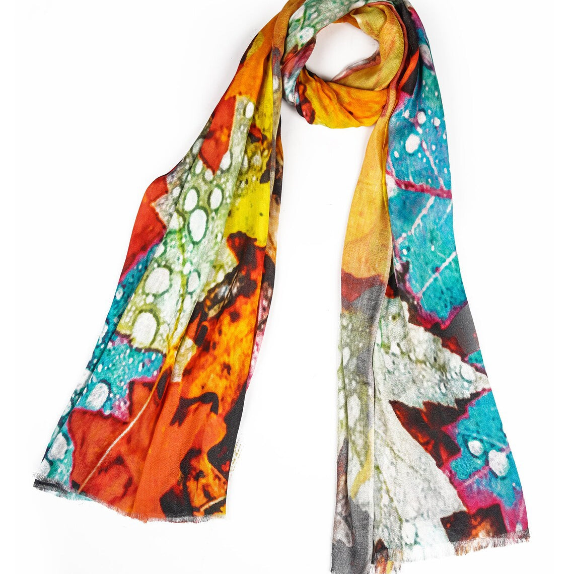 Silk Modal Scarf - Yellow | Bright & Soft Accessory