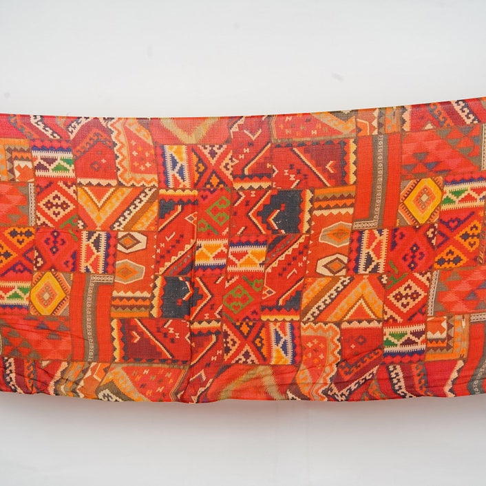 Silk Modal Scarf - Red | Bold & Vibrant