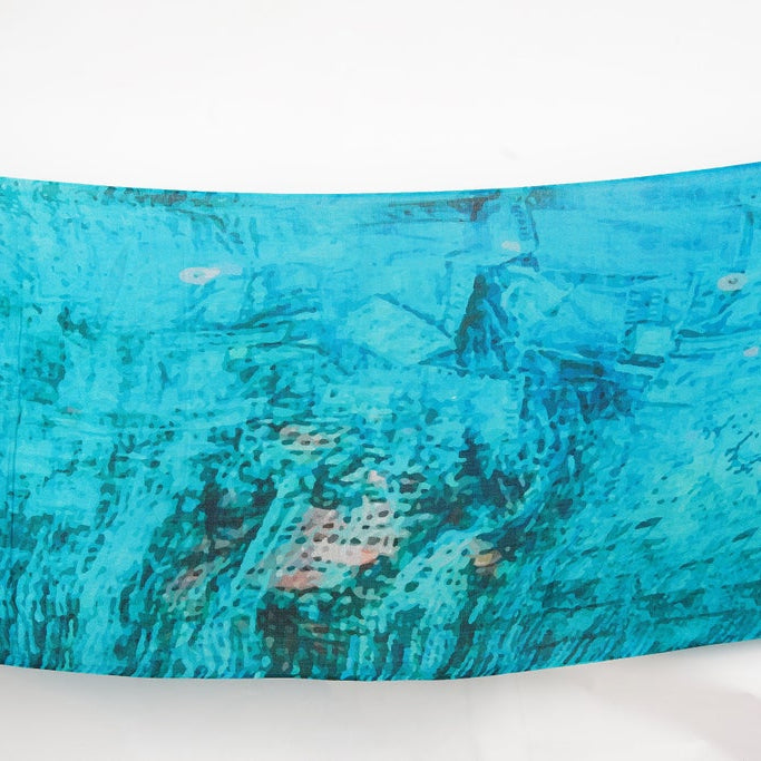 Silk Modal Scarf - Blue | Soft & Timeless