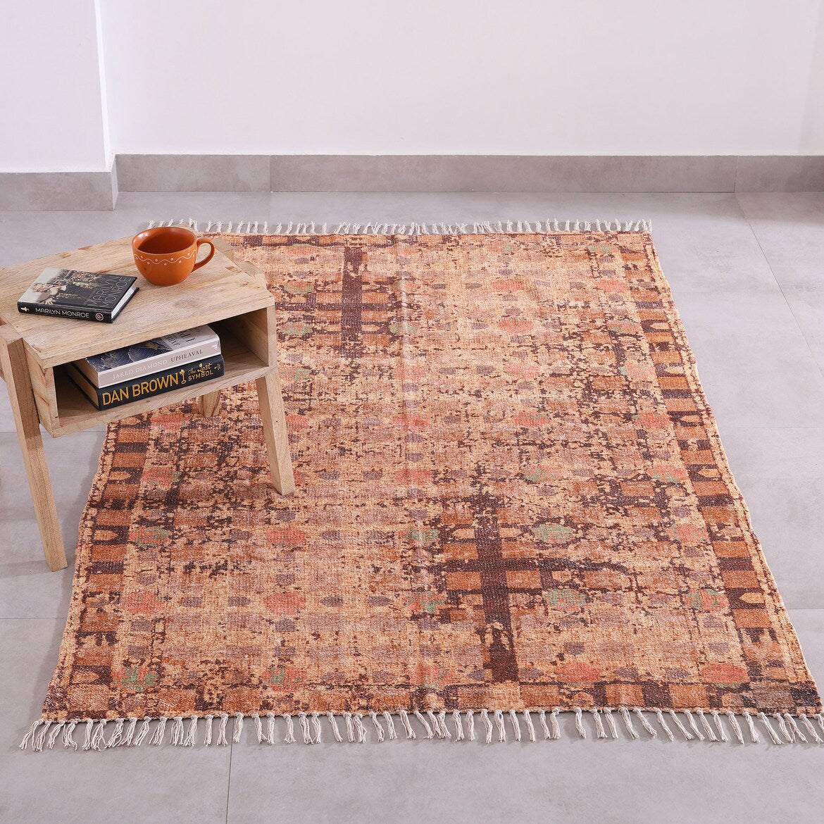 Atheena Boho Kilim Rug | Earthy Tones