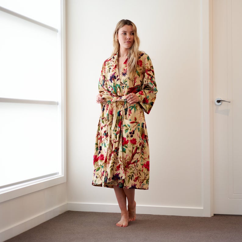 Subtle Nuisance - Women’s Velvet Kimono Robe