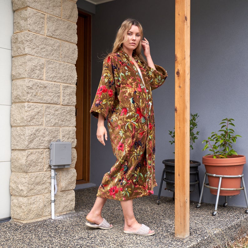 Velveteen Dreams - Velvet Kimono Robe