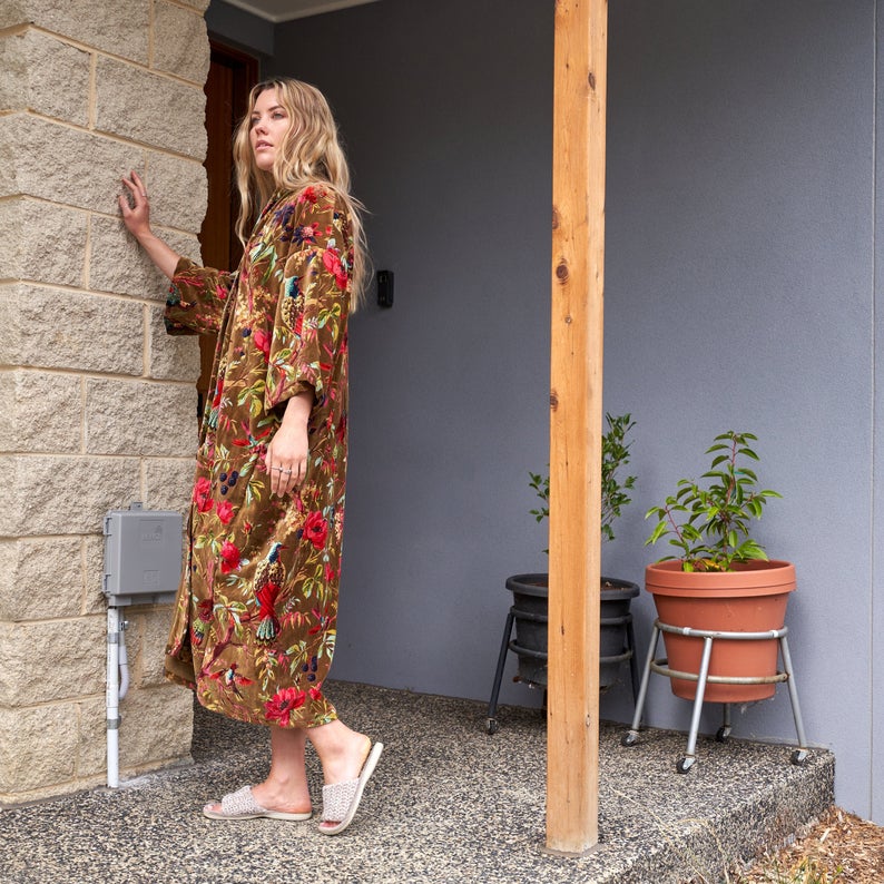 Velveteen Dreams - Velvet Kimono Robe