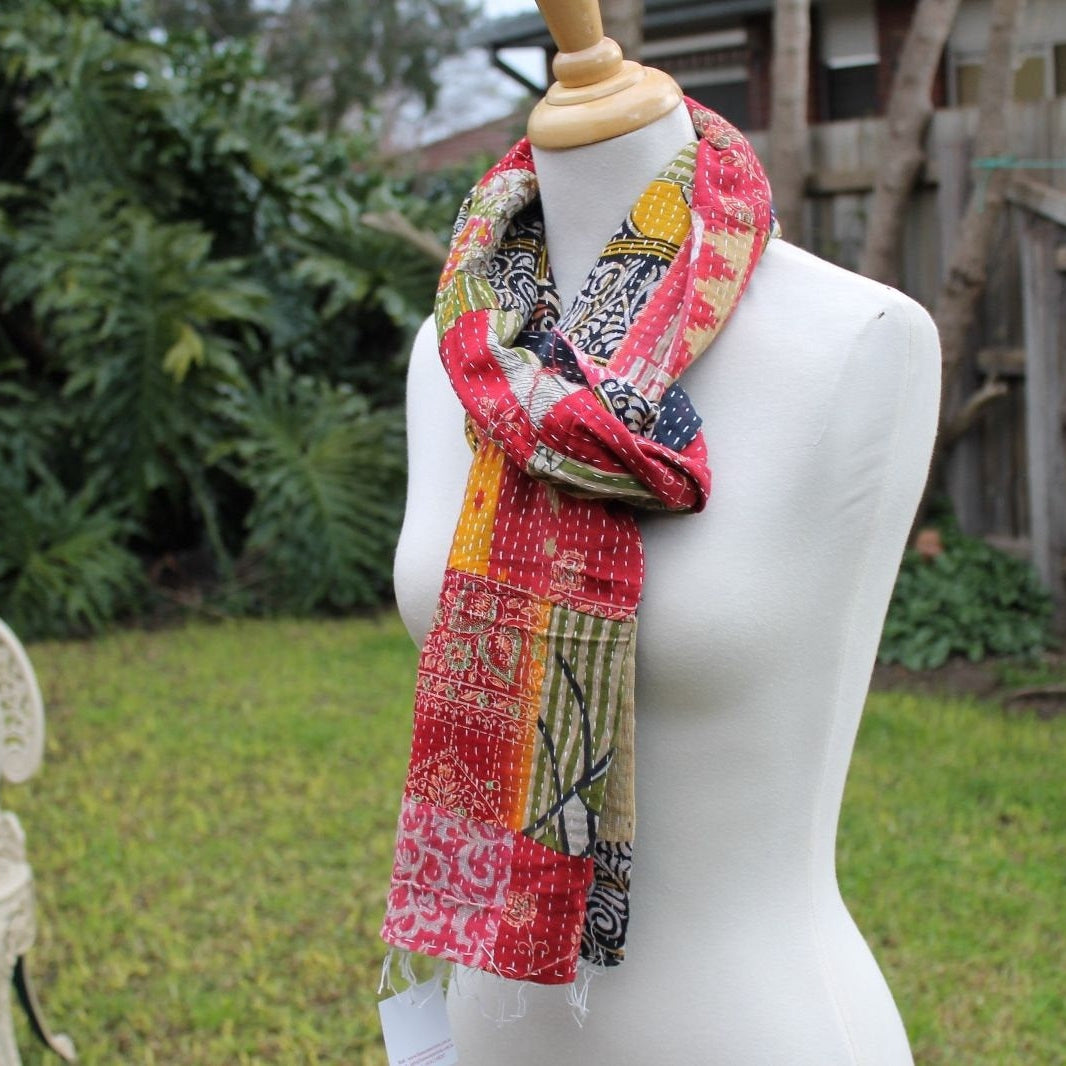 Gypsy Spirit Reversible Cotton Scarf