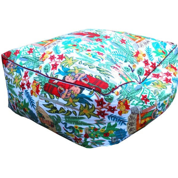 Kahlo's Garden Ottoman Cushion Cover